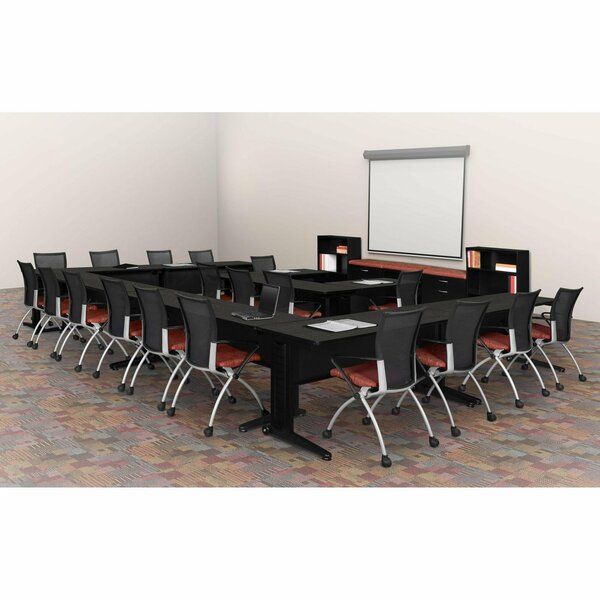 Regency Regency Fusion 84 x 24 in. Seminar Training Table- Ash Grey MFTT8424AG